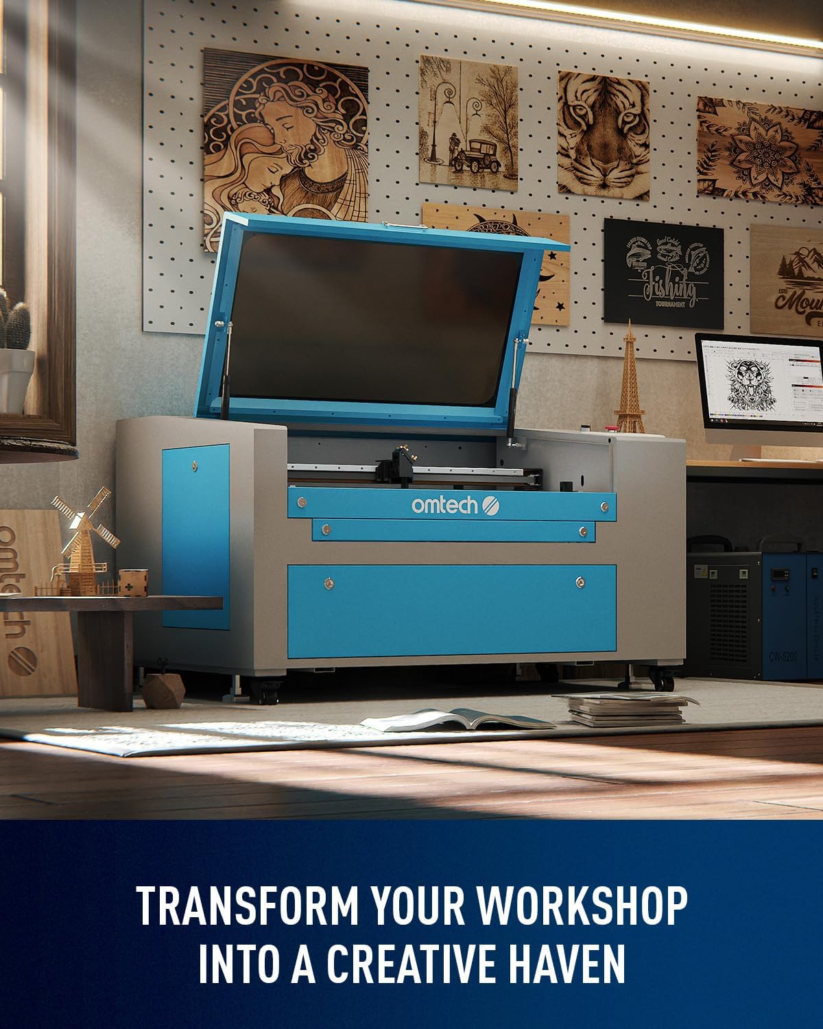 CraftersLoom Smart Laser Engraving Station