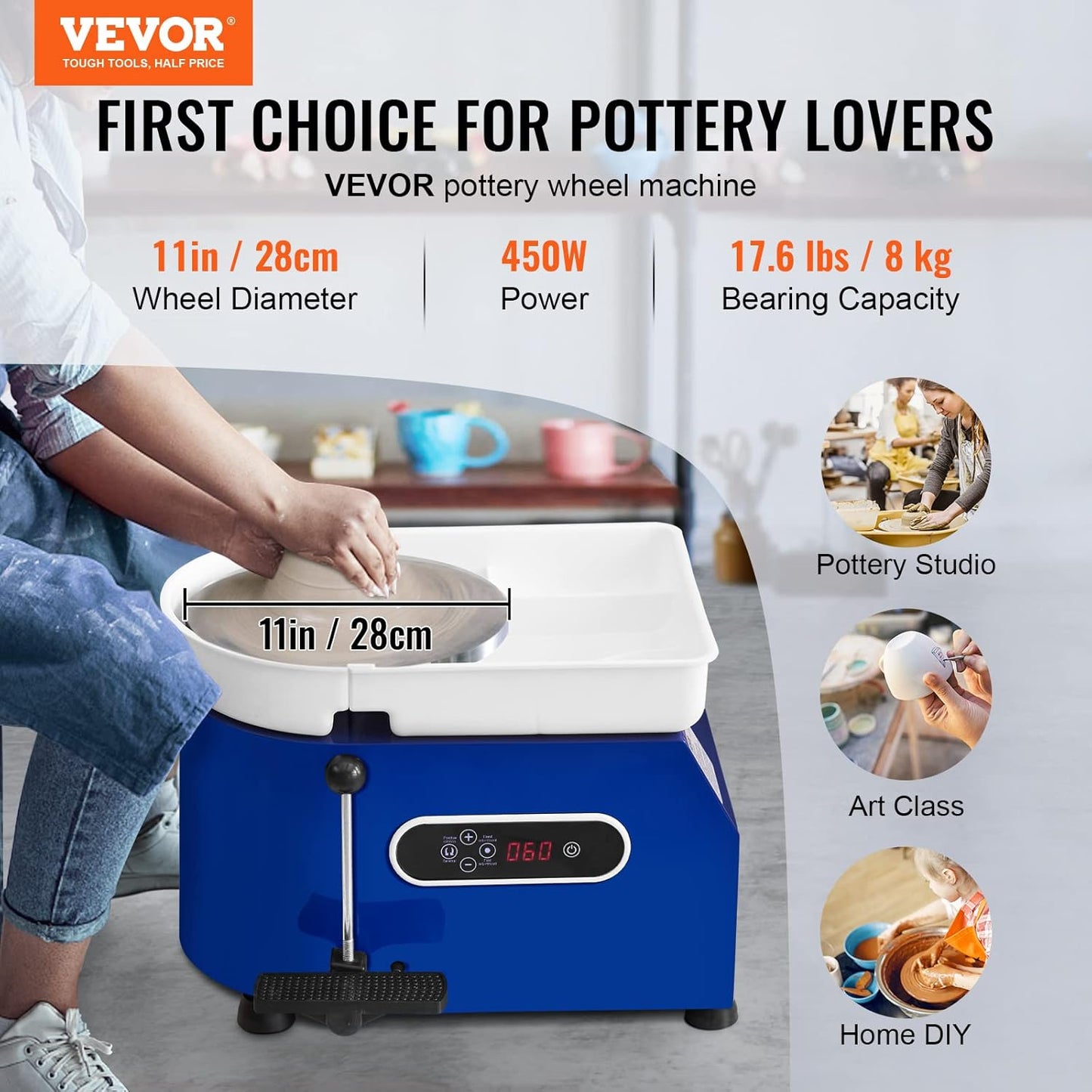 CraftersLoom Ultimate Pottery Wheel Pro